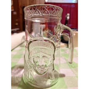 VINTAGE 1985 STATUE OF LIBERTY CENTENNIAL 1886-1986 ANCHOR HOCKING GLASS